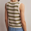 Striped Knit Vest