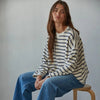 Striped Long Sleeve Pullover