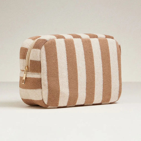 Striped Pouch Bag