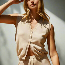  Sweater Knit Vest Top