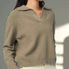 The Archie Sweater | Polo Collared Knit Sweater