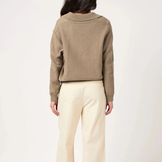 The Archie Sweater | Polo Collared Knit Sweater