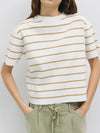 The Sade Top | Striped Boxy T-Shirt