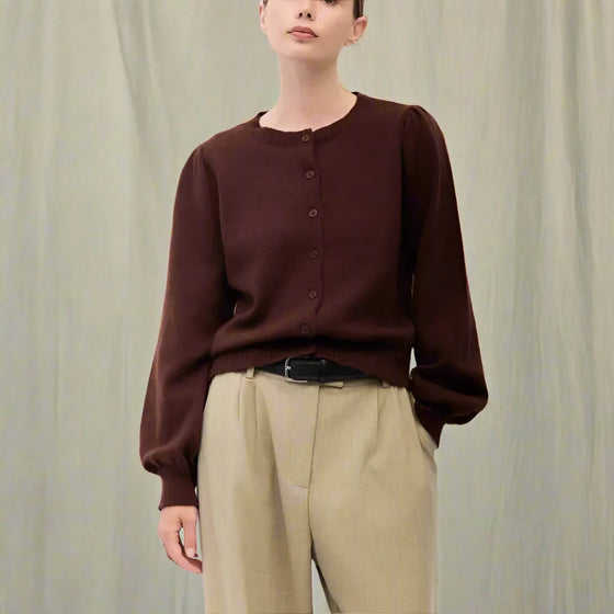 Sola Cardigan | Puff Sleeve Cardigan