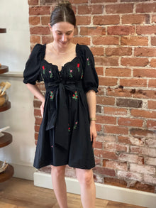  The Embroidered Mini Dress