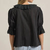 V-Neck Ruffle Blouse