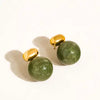 Velisse Marble Ball Earrings
