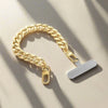 Bold Curb Phone Chain - silver or gold