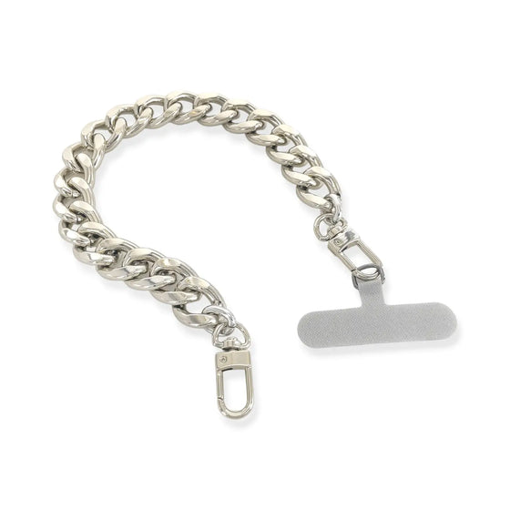 Bold Curb Phone Chain - silver or gold