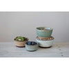 Color Stoneware Bowls Set of 4