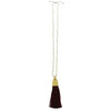 Brass And Tassel Pendant