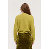 Pointelle Crop Citron Cardigan