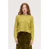 Pointelle Crop Citron Cardigan