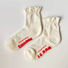 LBS Ruffled Clog Sock