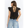 Lace Trimmed Blouse