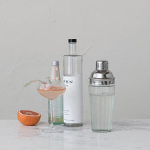  Glass Cocktail Shaker with Stainless Steel Lid