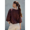 Eyelet Embroidered Scallop Tee