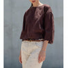 Eyelet Embroidered Scallop Tee