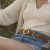 Suede Gemstone Belt