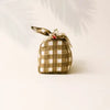 Small Painted Gingham Pouch