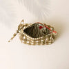 Small Painted Gingham Pouch