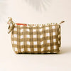 Small Painted Gingham Pouch