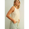 Sleeveless Round Neck Knitted Top