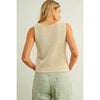Sleeveless Round Neck Knitted Top