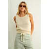 Sleeveless Round Neck Knitted Top