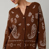 Paisley Pattern Cardigan