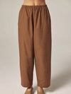 Plaid Drawstring Pant