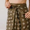 Olive Bandana Tie Sarong