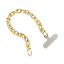  Short Textured Paperclip Phone Chain