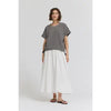 Stripe Side Scrunch Top