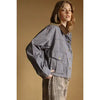 Collar Contrasted Utility Jacket