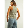 Washed Rib Sleeveless Top