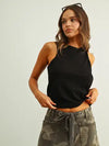 Washed Rib Sleeveless Top